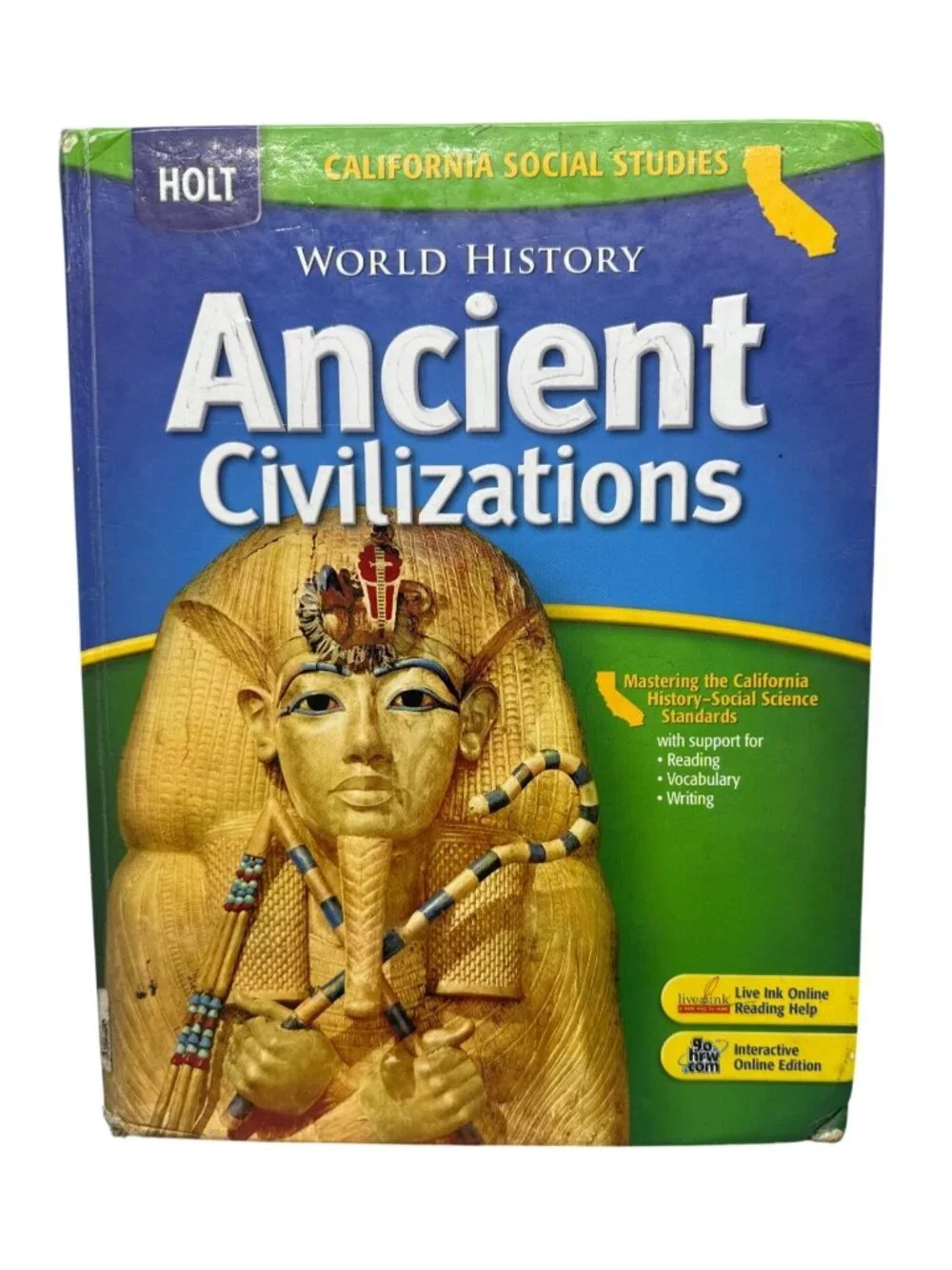 Holt World History Ancient Civilizations Textbook 2006 California English READ